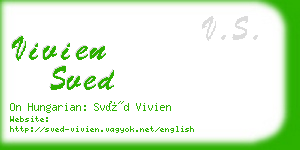 vivien sved business card